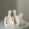 Thumbnail Escultura Decorativa Familia Pequeña (3 piezas)0